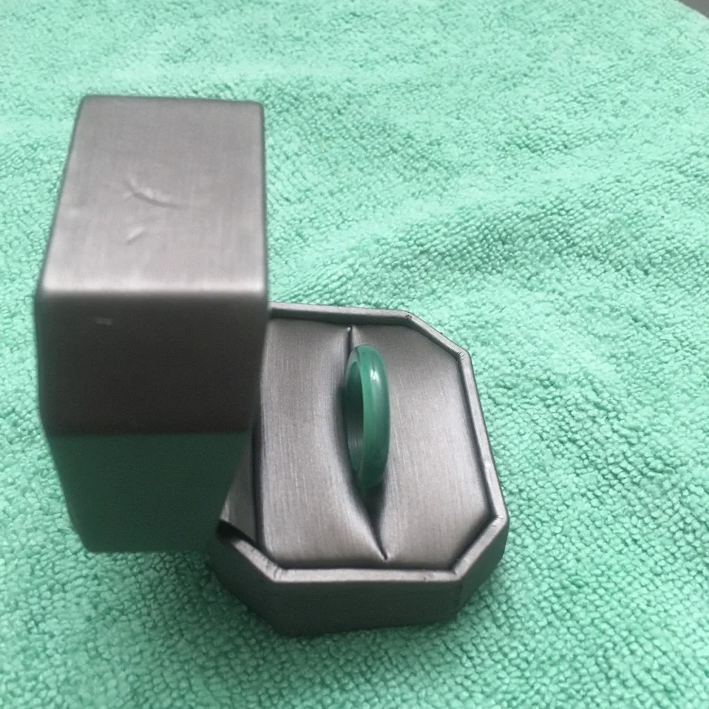 Green Onyx Ring 1 Band Unisex